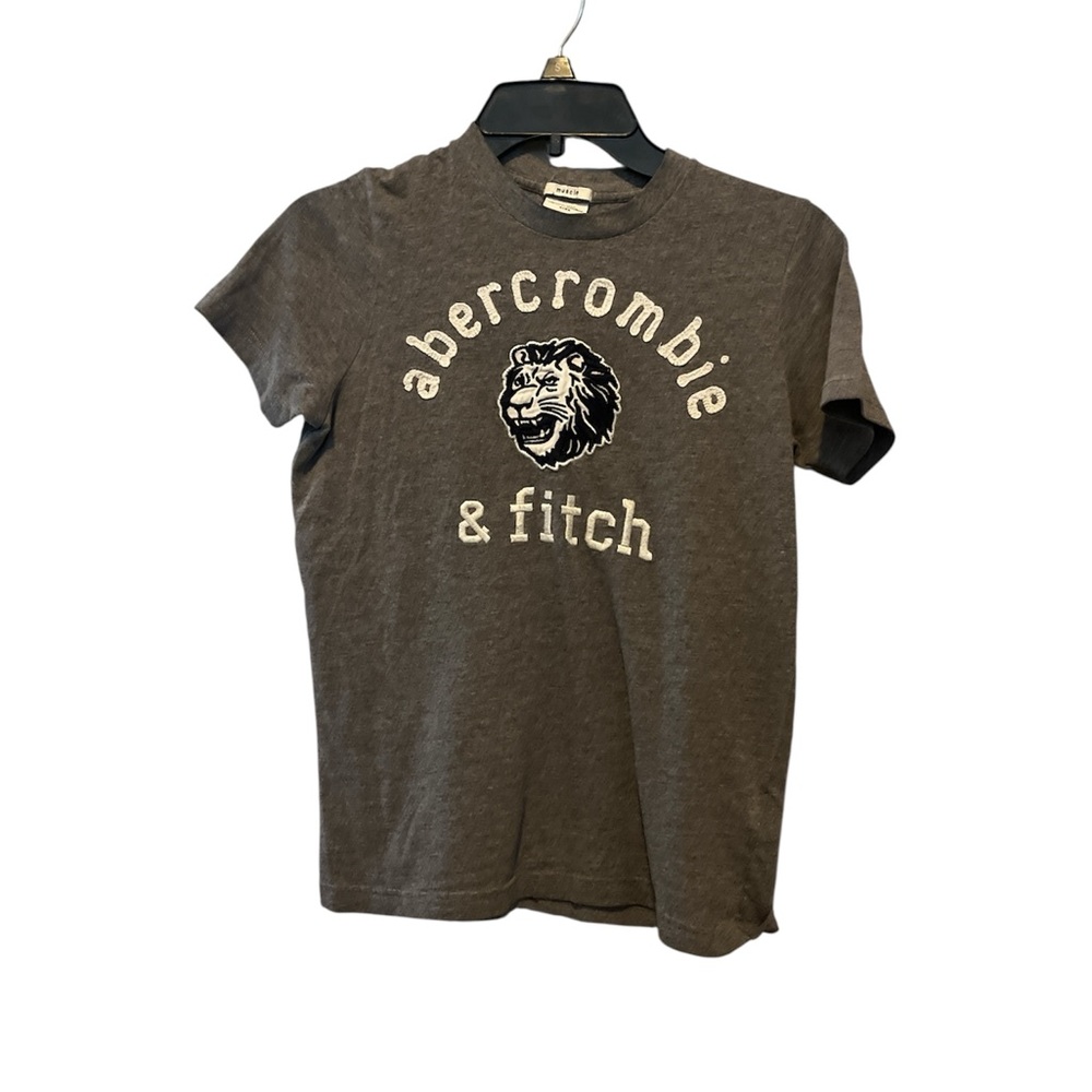 Abercrombie Kids Sz XL Shirt Short Sleeve Gray Muscle Tee Cotton Boy’s